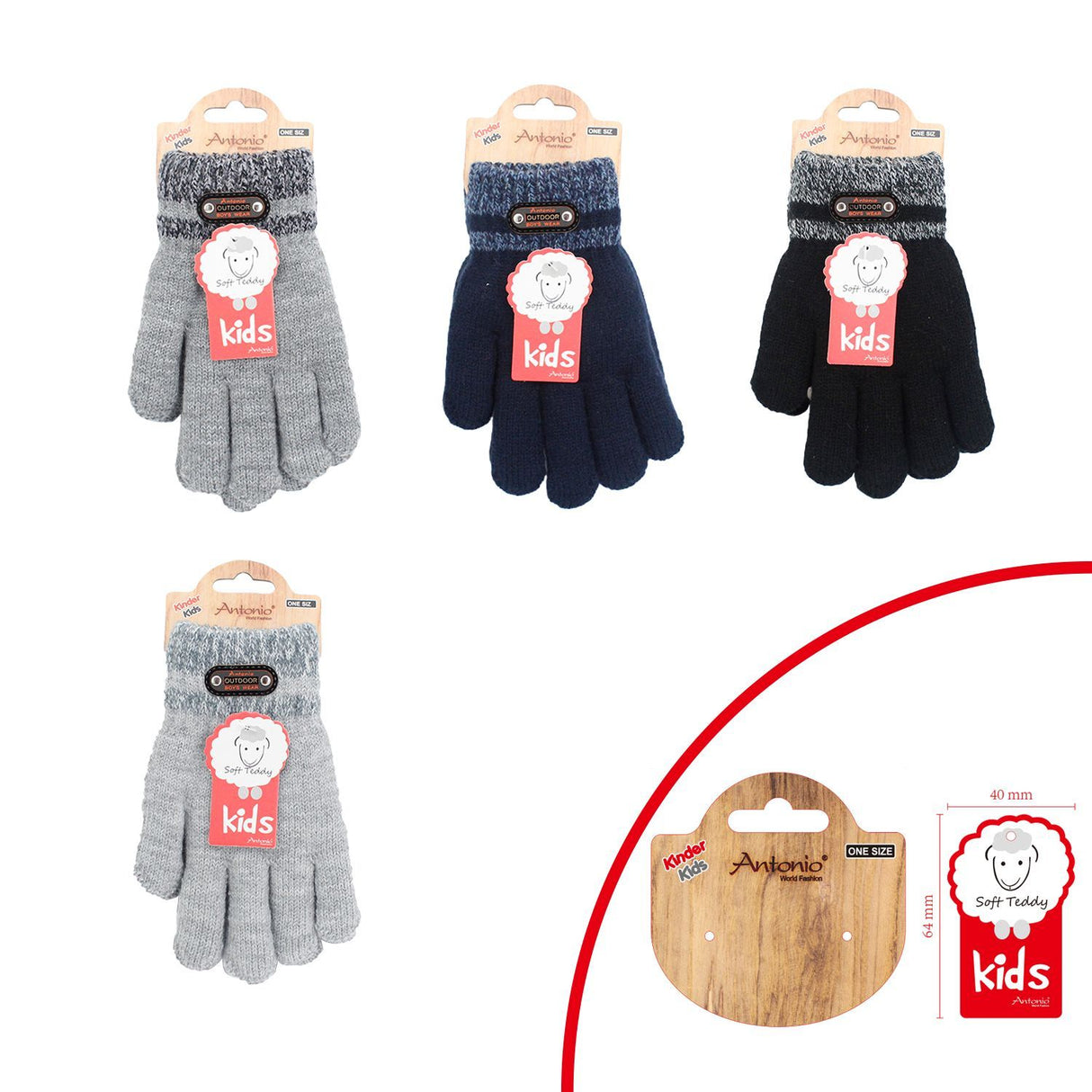 Winter-Handschuhe Jungen »Klassik Sport mit Teddy«