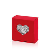 Geschenkkarton S »Rot mit Herz«