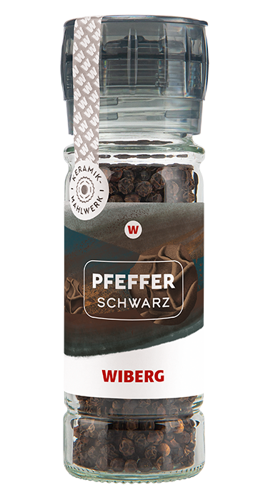 Wiberg Gewürzmühle Peffer schwarz 55g